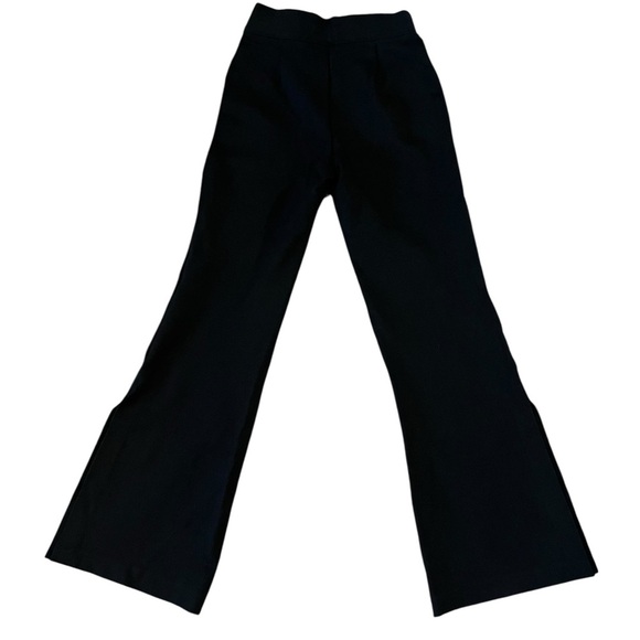 SPANX Perfect Pant Split Hem Black Wide Leg Women's Pants Size XS - Picture 2 of 6